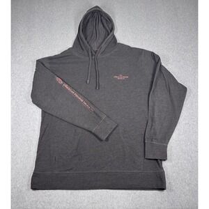 AFTCO Hoodie Mens XL Charcoal Hooded Long Sleeve Performance Fishing Hoodie